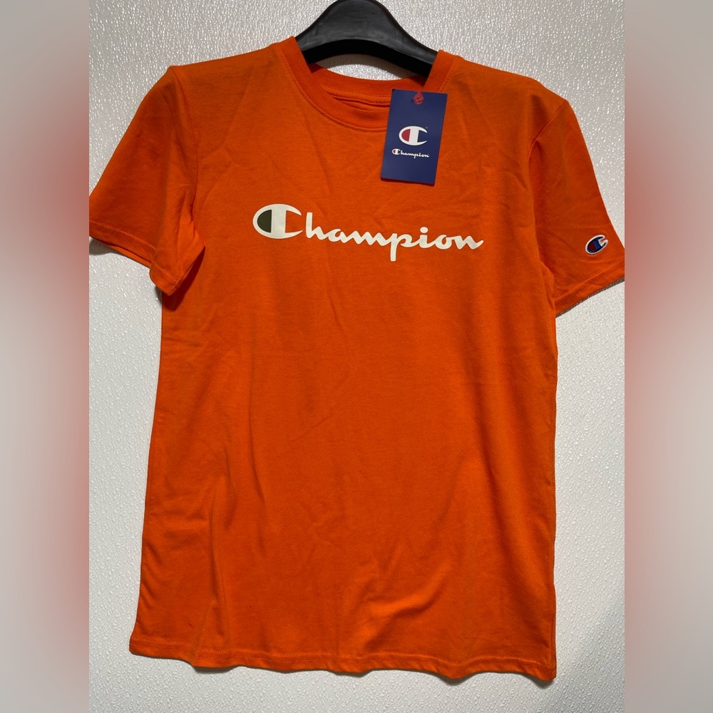 Champion Bright Orange Athletic Shirt